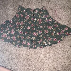 Vintage Jeanjer Fall Floral 90s Skirt kids 4